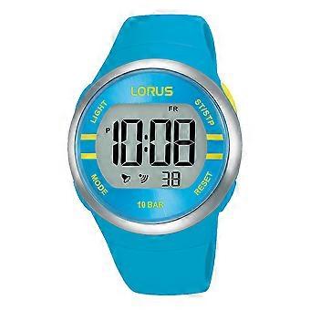 Lorus Blue Digital Watch with Silicone Strap R2341NX9