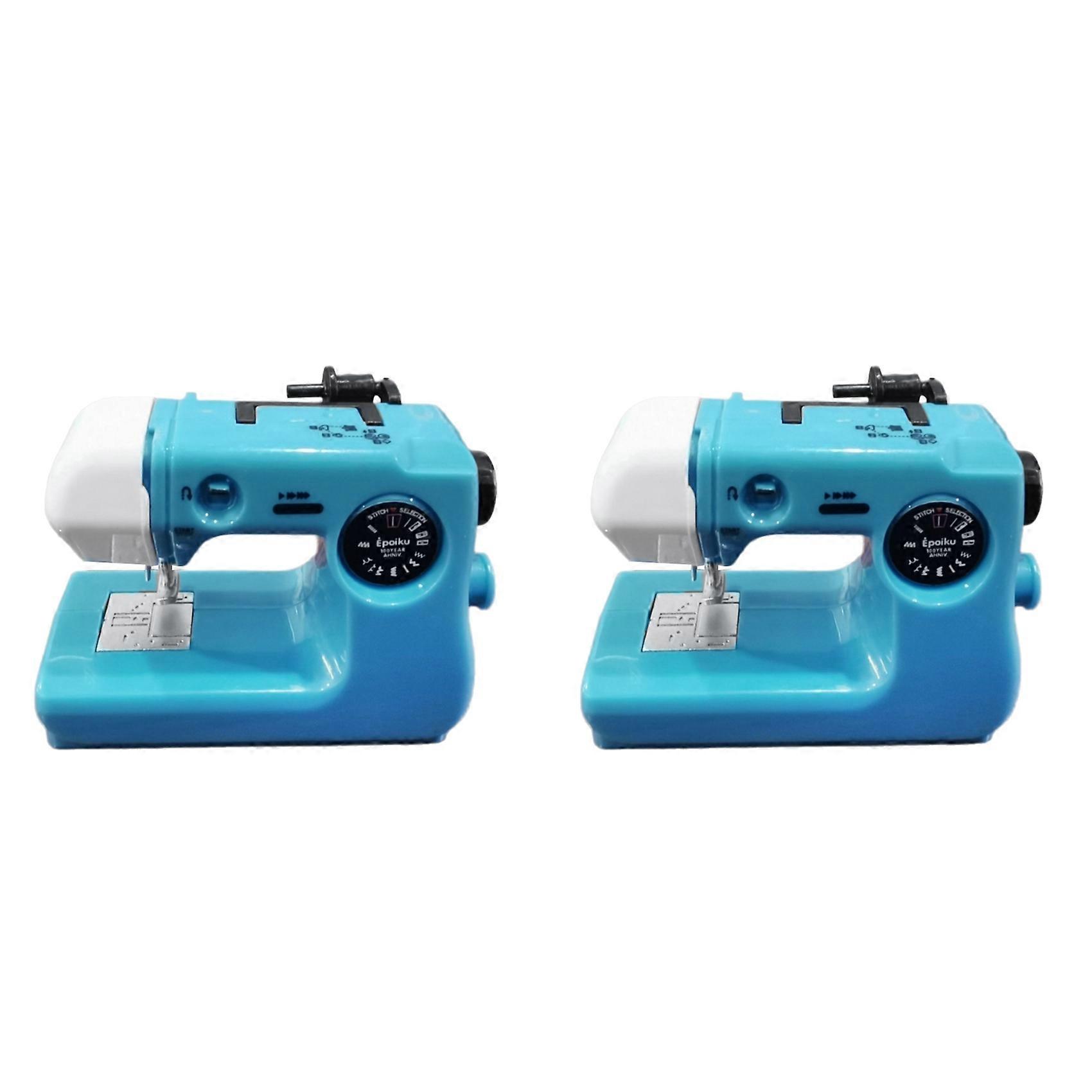 2X Portable Sewing Machine Mini Sewing Machine Simulation Mini Sewing Machine Ornament B