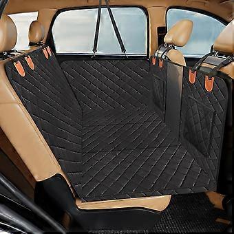 Waterproof Dog Car Seat Cover Hammock with Hard Bottom Support for Backseat Protection