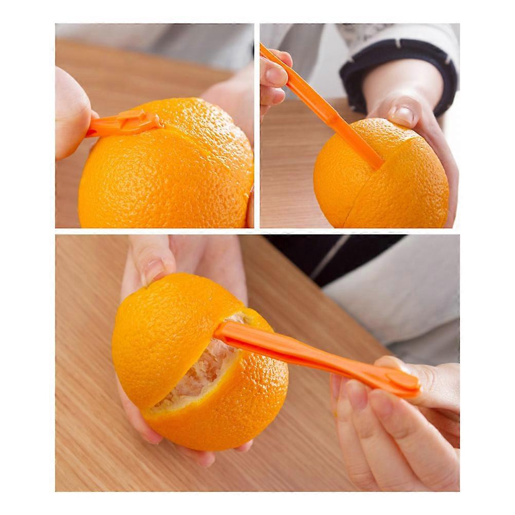 Plastic Orange Fruit Peeling Tools 5Pcs for Kitchen Use