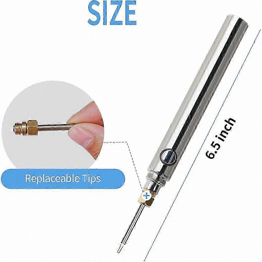 Finish Thread Ends Neatly: Rechargeable Thread Zapper Tool with Replaceable Tip for Craft Beading & Embroidery