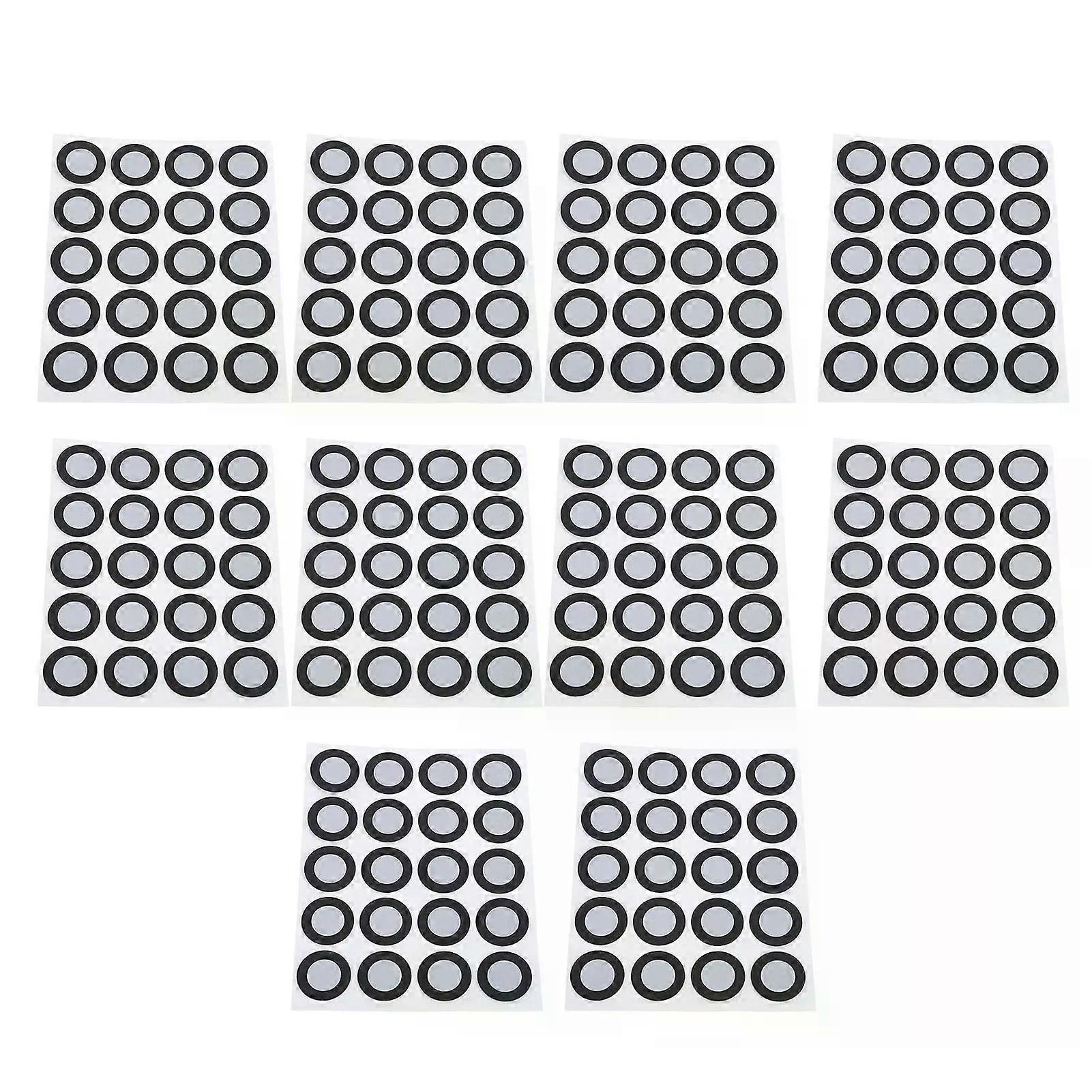200 Pcs 3D Scanning Marker 12mm ID 19mm OD Precise Tracking Reference Point and Diffuse Reflection Marking Dot