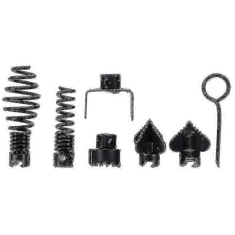 7pcs Practical Steel Pipeline Dredging Machine Cutting Head Tool Accessories