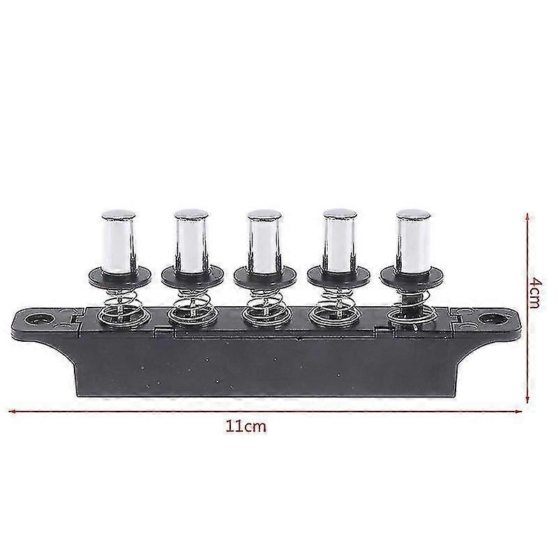 Five-position Plug-in Button Switch For Range Hood Five-position Silver Switch