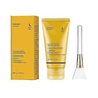 Turmeric Kojic Acid Wrapping Peel Off Mask Overnight, Brightens & Defends Against Skin Stress for a Glowing, Clear Complexion.C8