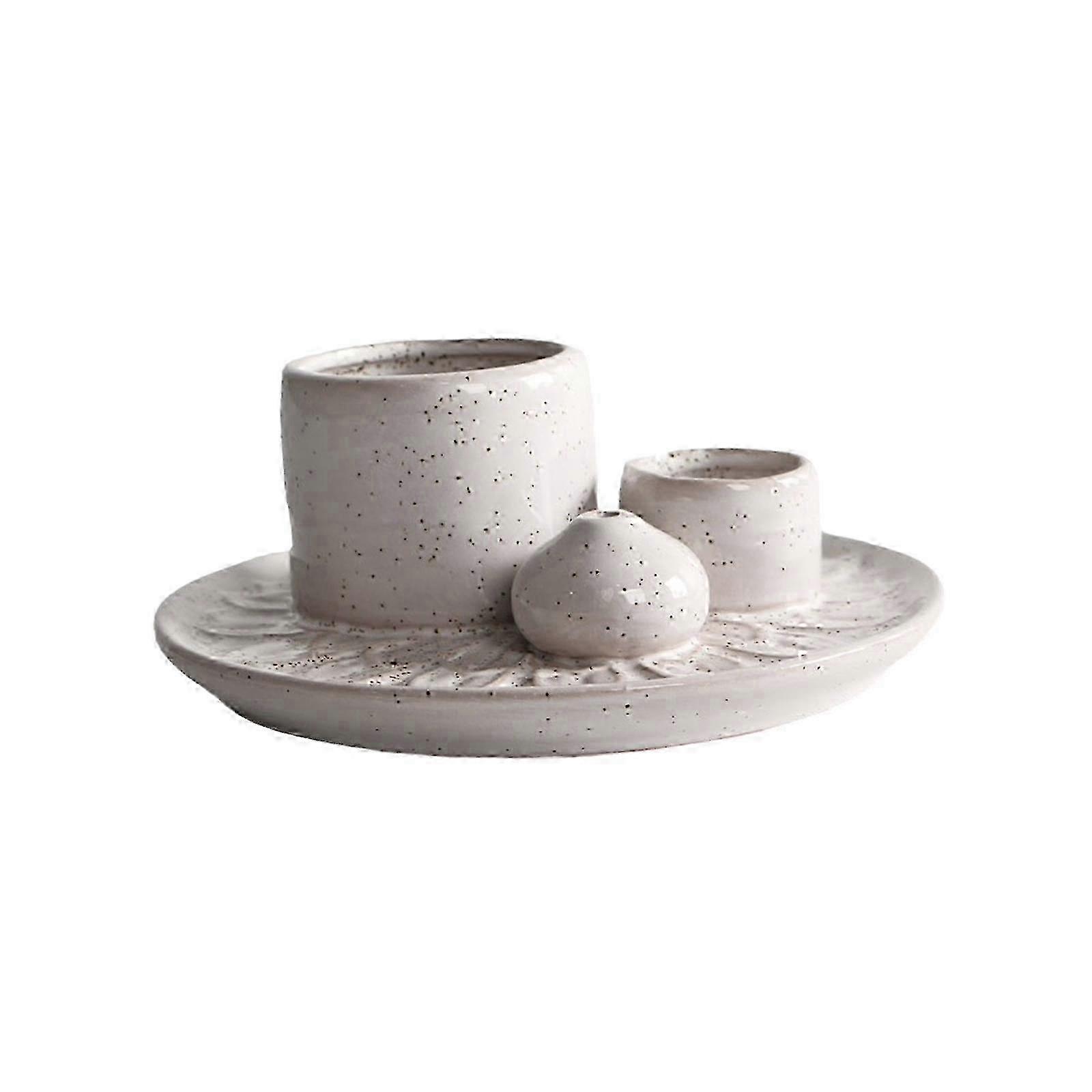 Compact Ceramic Incense Tray