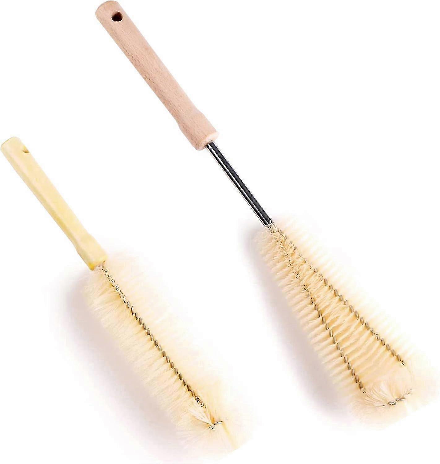 Bamboo Bottle Brushes 2 Pack Flexible