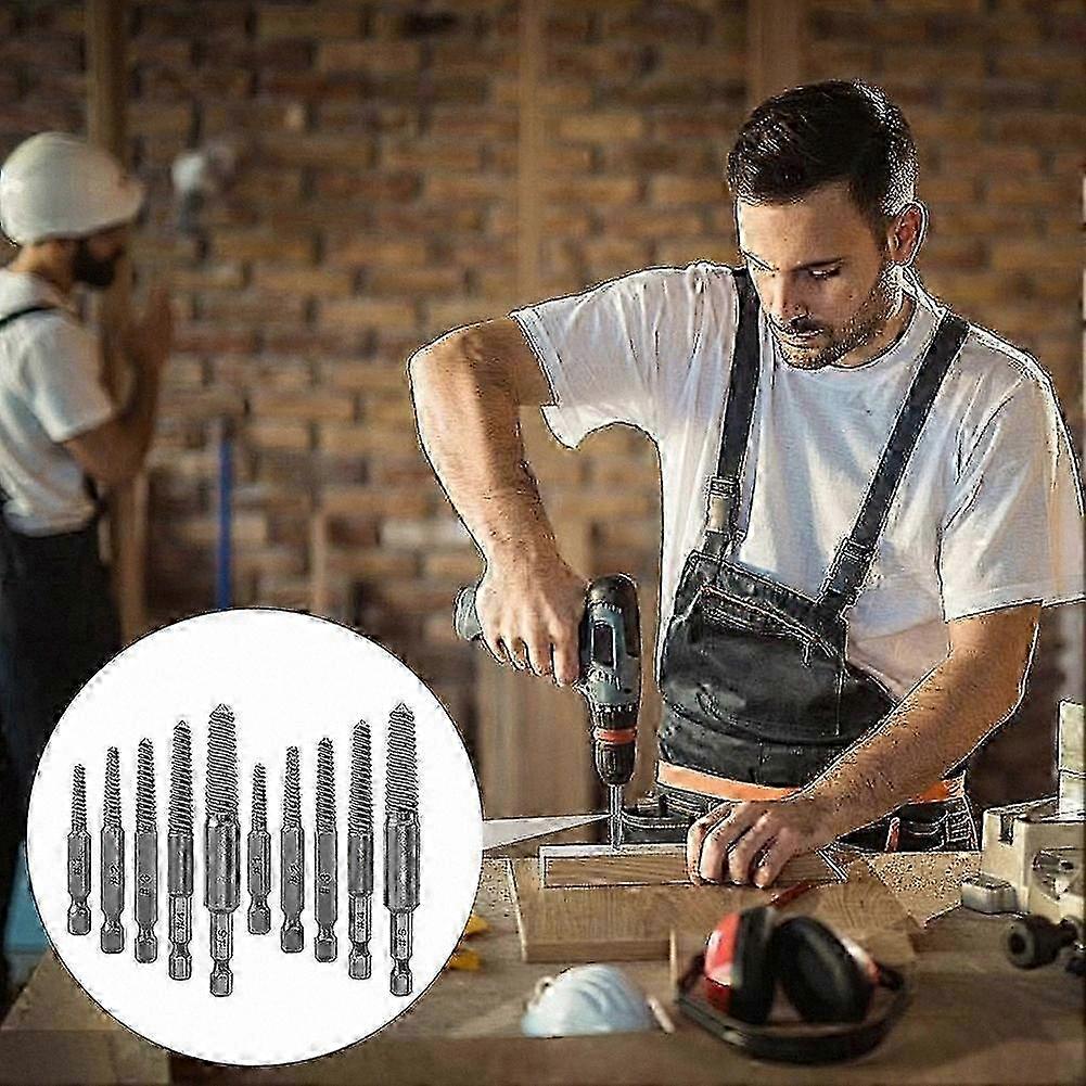 10-Pc Damaged Screw Removal Kit