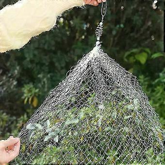 Rete da pesca in filo di alta qualità, rete con perline luminose blu e verdi, trappola in acciaio ad alto tenore di carbonio, rete per pesca sul ghiaccio, C