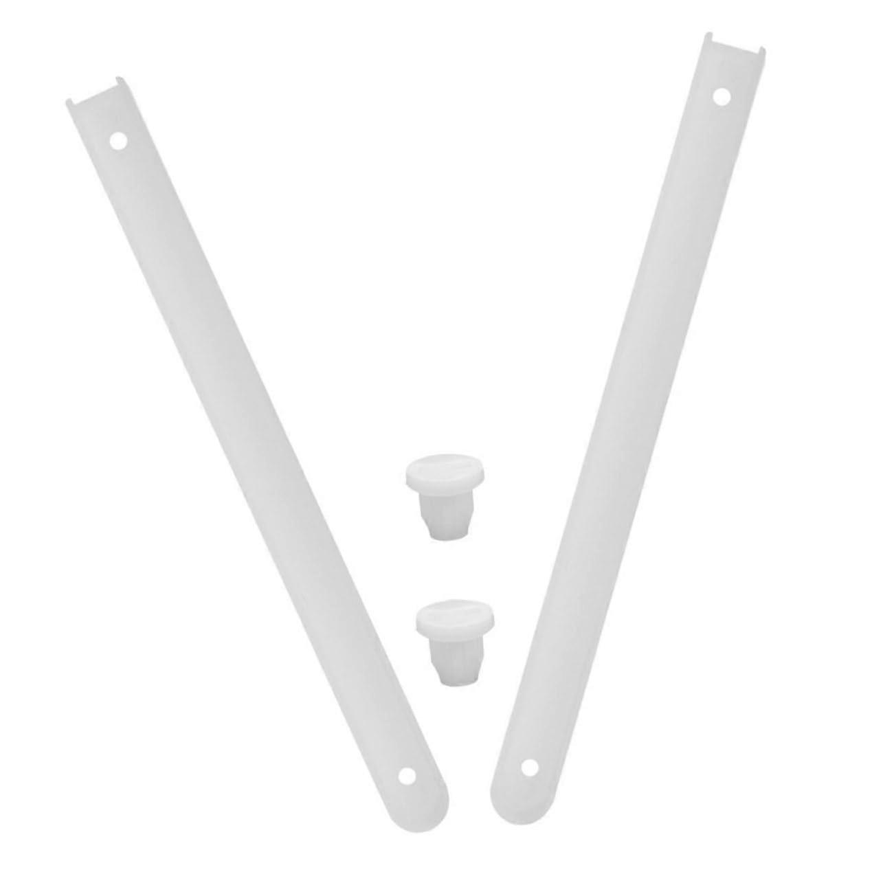 Plastic Drawer Slides for Cabinets Set, Smooth Glide Operation, Durable Replacement Drawer Rails
