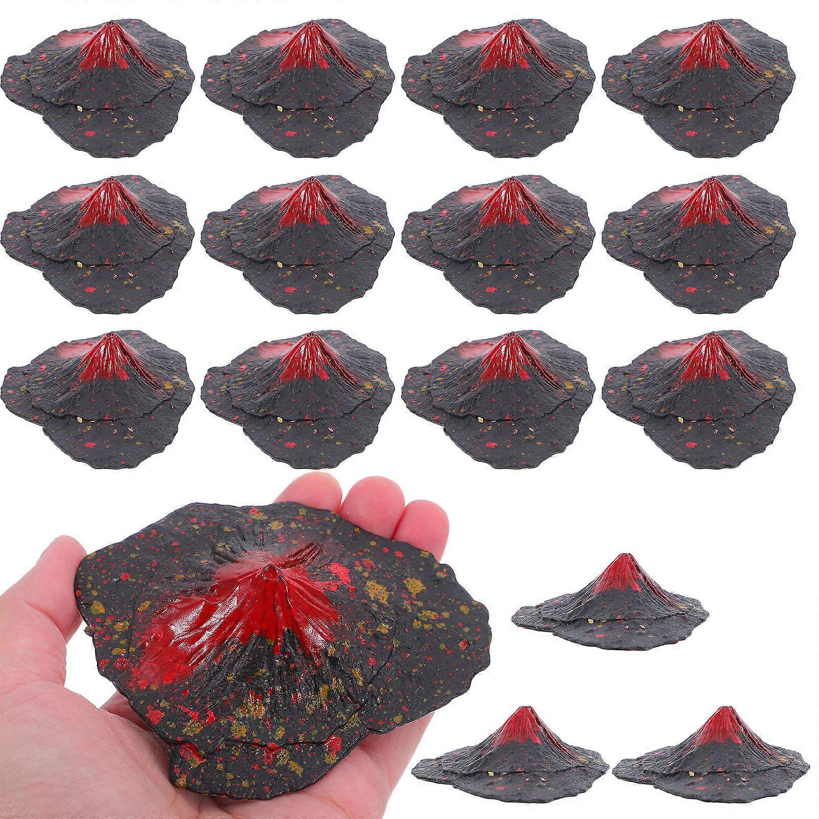 Mini Volcano Model for Educational Science Experiment 64Pcs Plastic