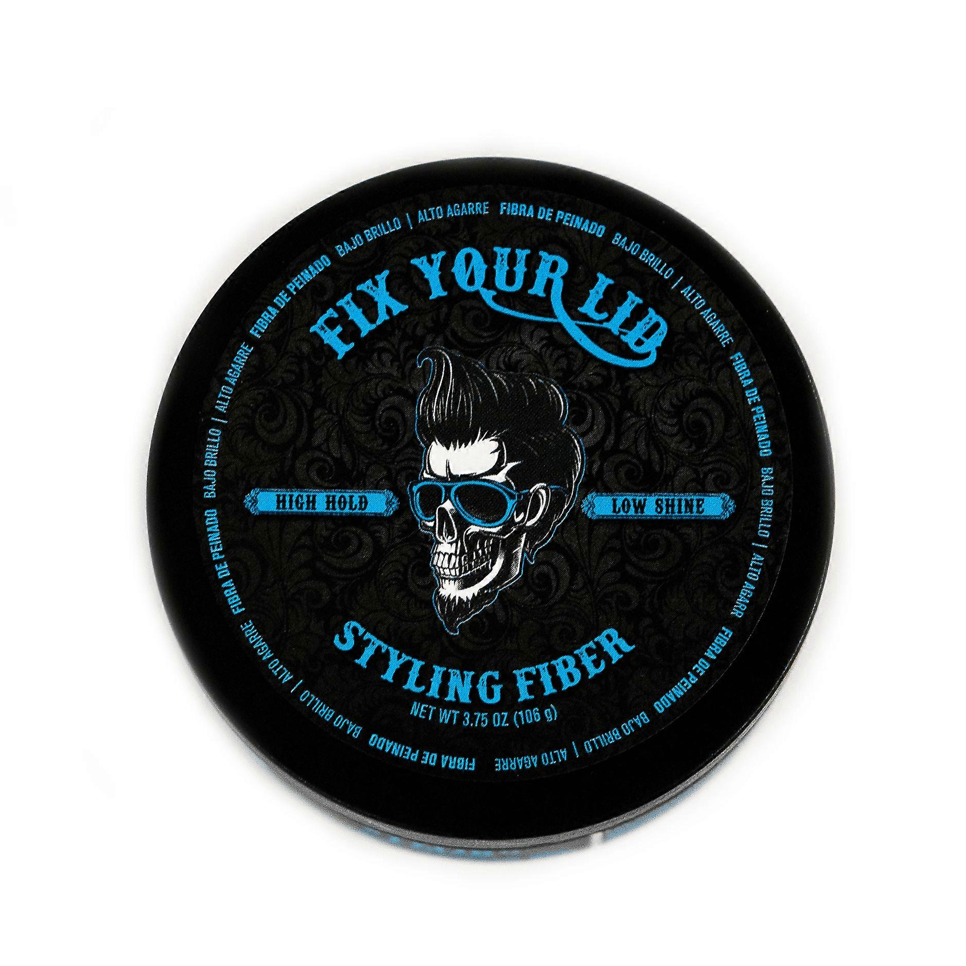 Fix Your Lid Fiber Strong Hold Low Shine Hair Styling Gel 3.75oz