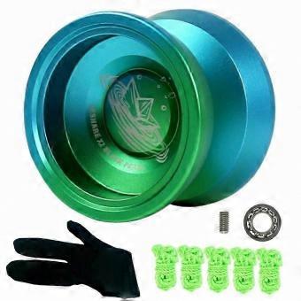 Beginner-Friendly Aluminum Alloy Yo-Yo with Additional Strings for Kids & Beginners