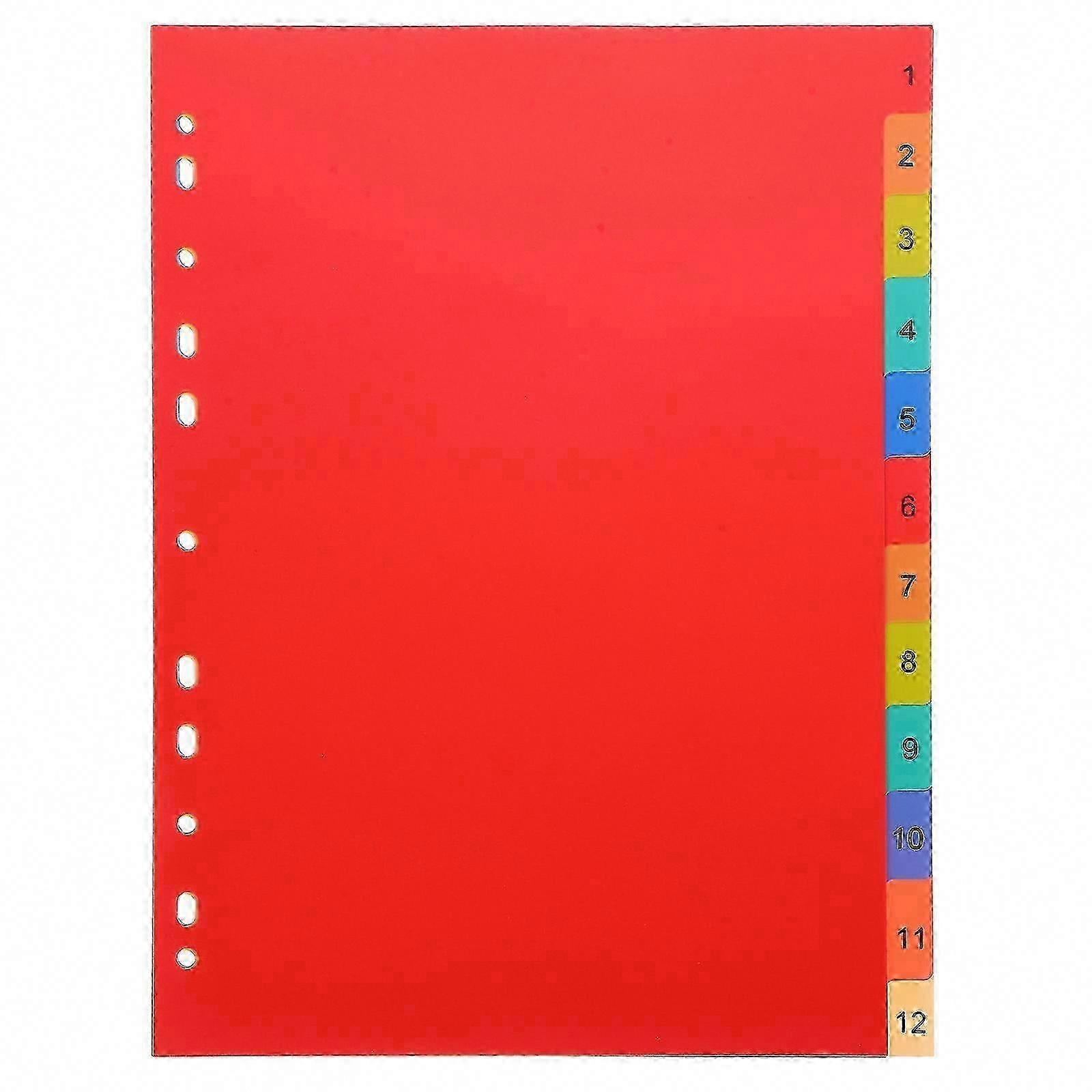 Durable A4 PP Dividers With Label Tabs