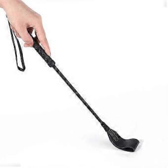 Leather Riding Whip for Horse Training Equestrian Teaching Aid Tool-spai