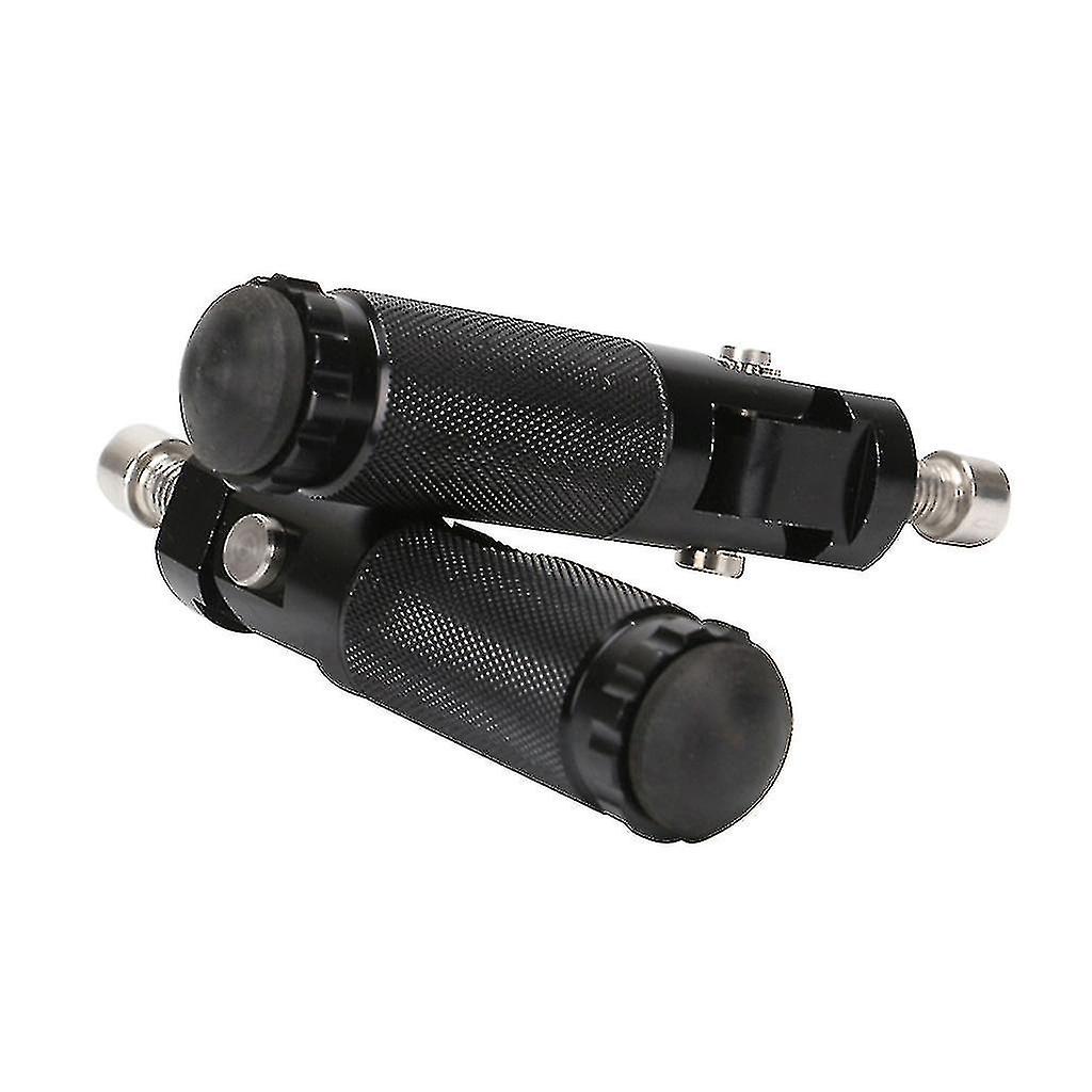 2pcs Cnc Universal Motorcycle Racing Bike Folding Footrests Footpegs Foot Rest Pegs Rear Pedals Set