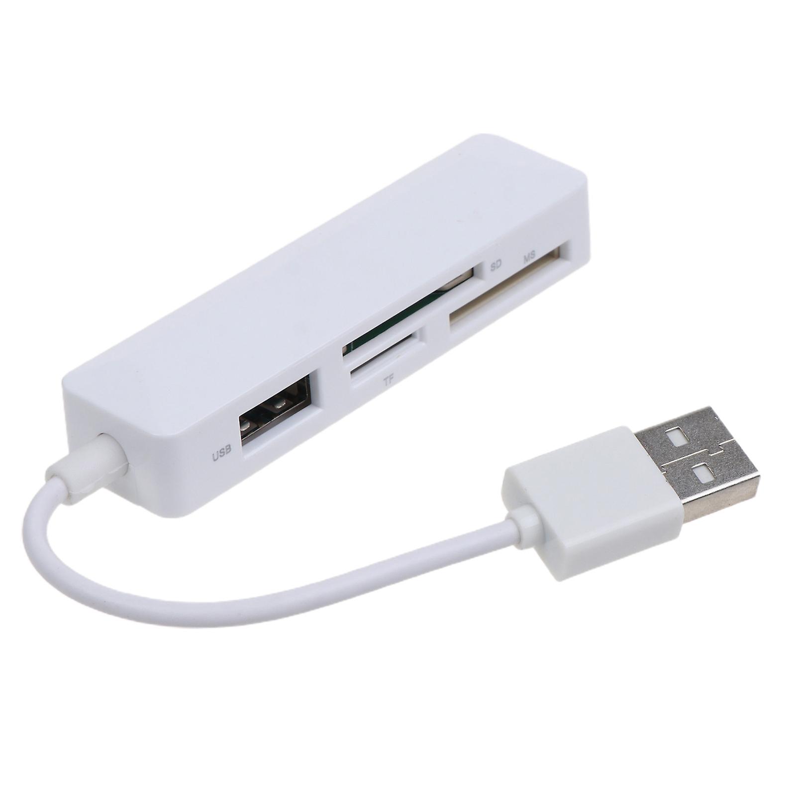 3 in 1 Memory Card Reader SD/TF/MS Cards Reader with USB2.0 Interface for PC