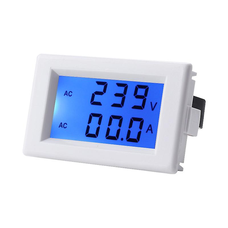 Ac Digital Voltmeter Ammeter, Voltage And Ammeter Dual Lcd Display Ac Voltmeter And Ammeter Digital Meter Head
