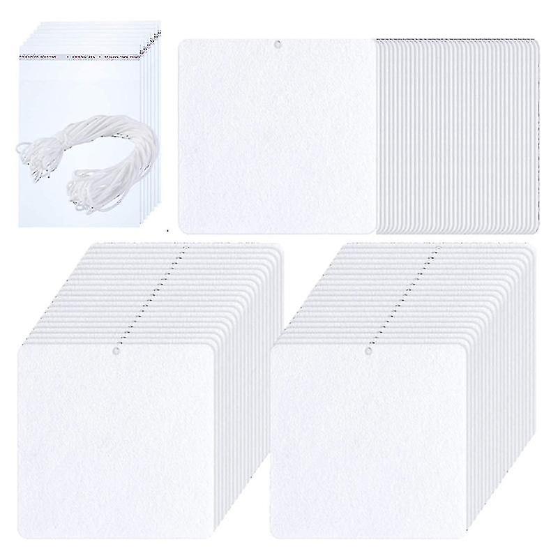 100 stykker sublimering luftfriskere blanks sublimering luftfriskere ark