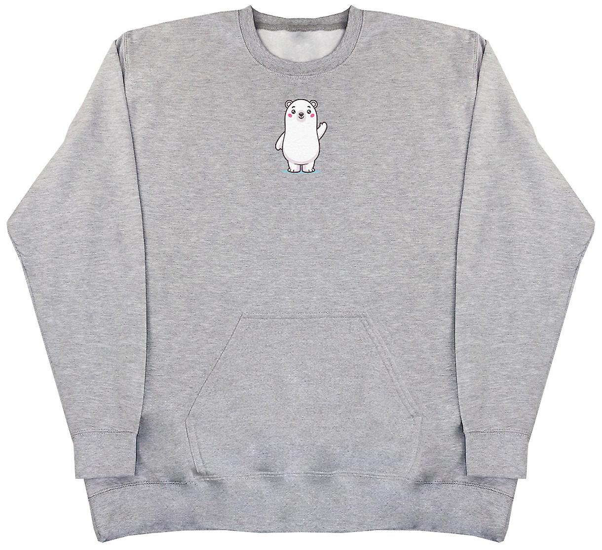 Polar Bear - Huge Oversized Hoodless Hoodie