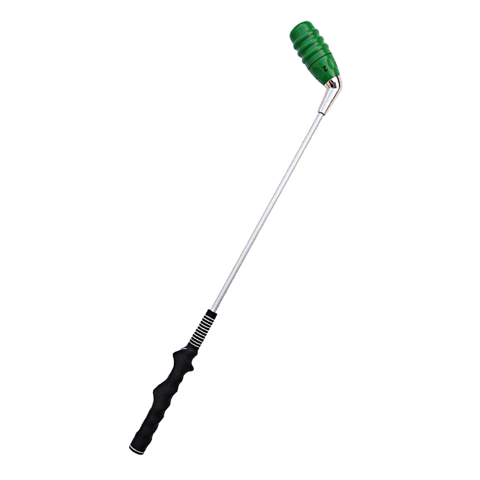 Golf Swing Trainer Tool Training Stick Beginner Practice Auxiliary Green