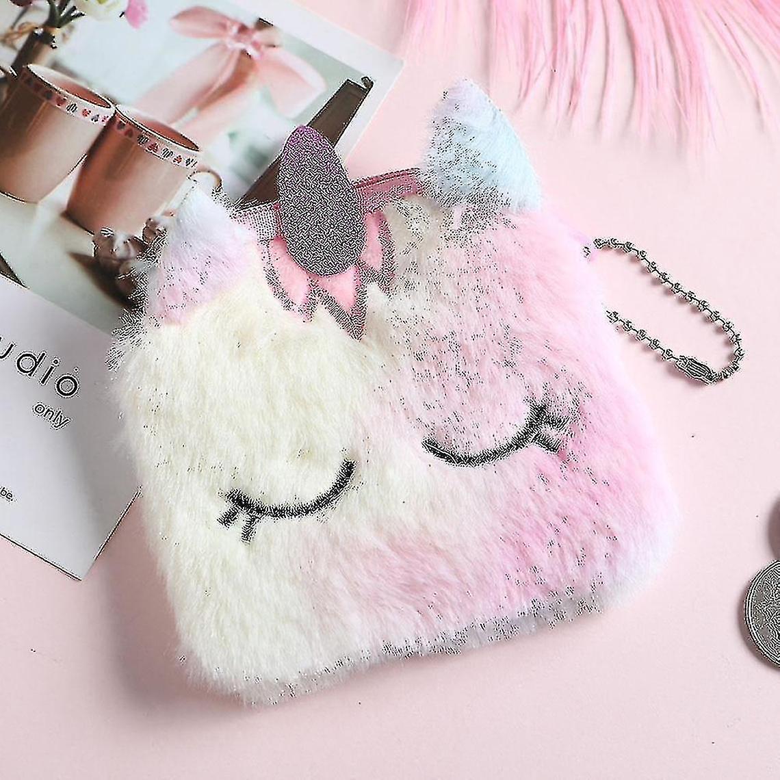 Cute Unicorn Design Pocket Bag (pink)