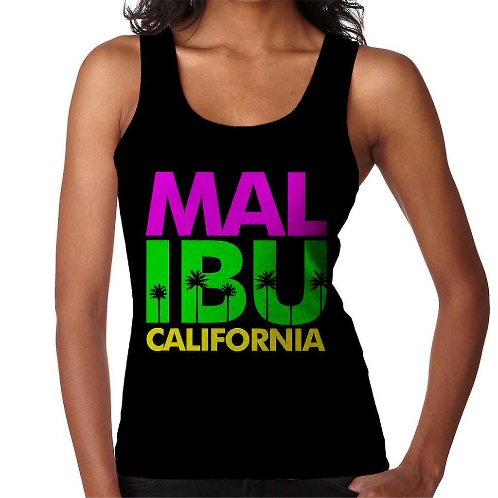 Malibu Retro Colour Text Women's Vest