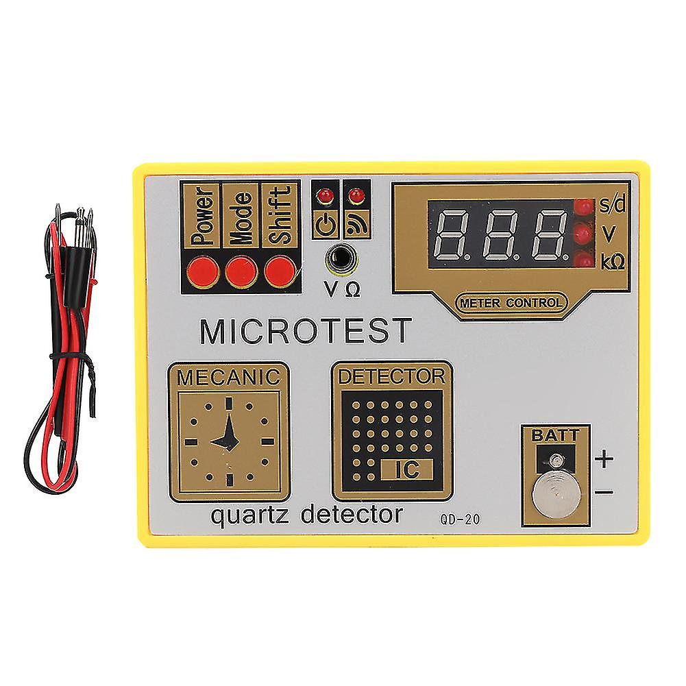 Qd-20 Watch Battery Pulse Tester Quartz Movement Tester Demagnetization Machine Watch Repairing Tool
