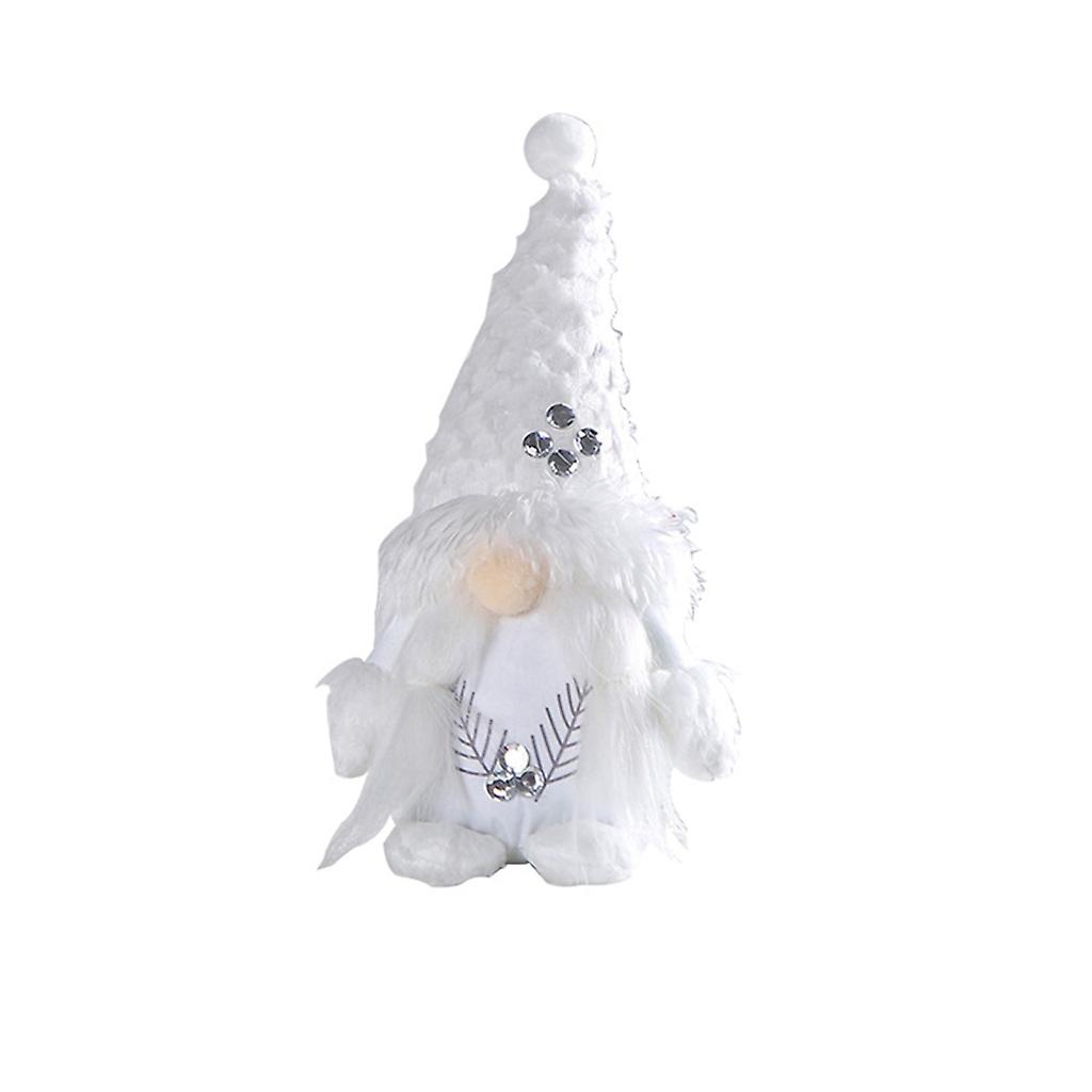 Christmas White Gnome Decorative Beard Doll Dwarfs Ornament