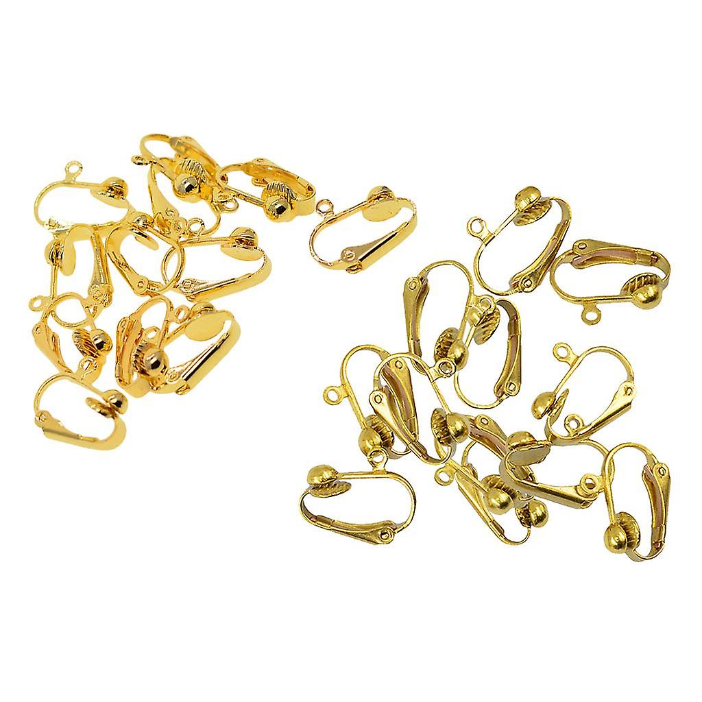 12 Pairs Clip-on Earring Converter with Easy Open Loop DIY Earring Finding