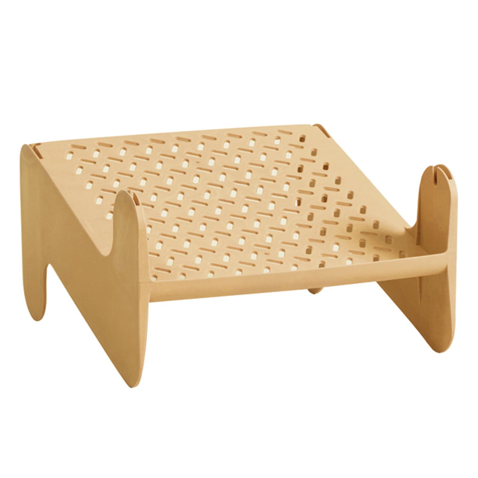 Stackable Shoe Storage Rack Hollow Pattern Footwear Organizer Holder