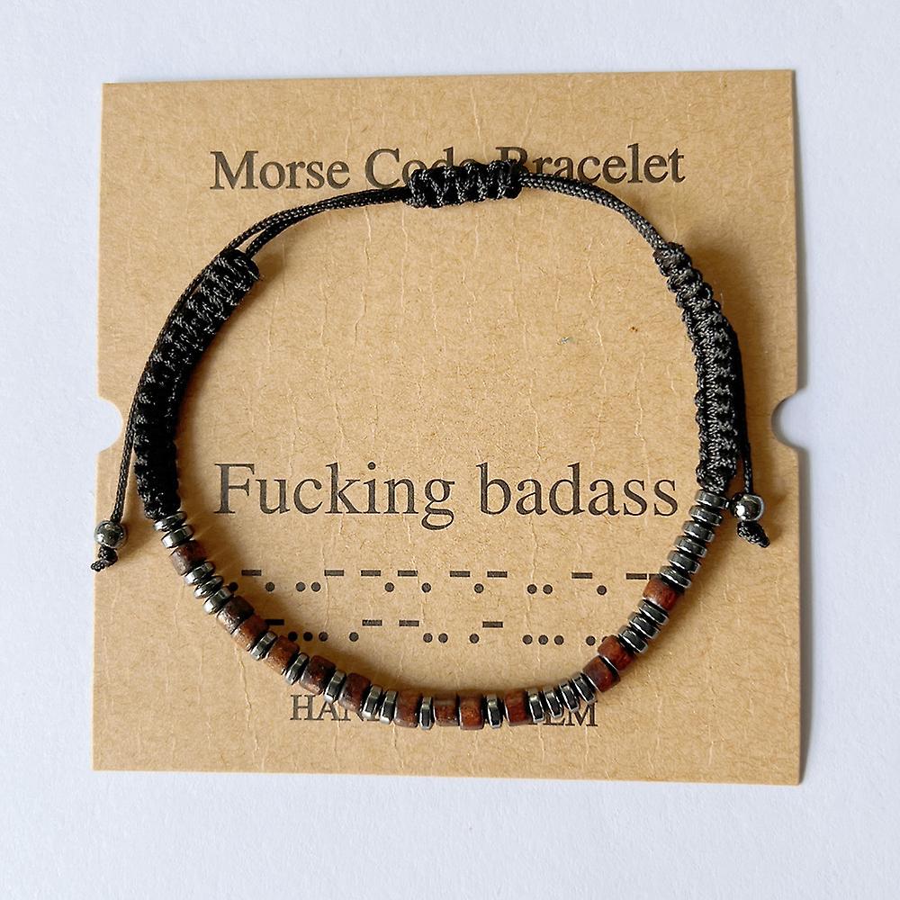 Paar Morsecode-Armband