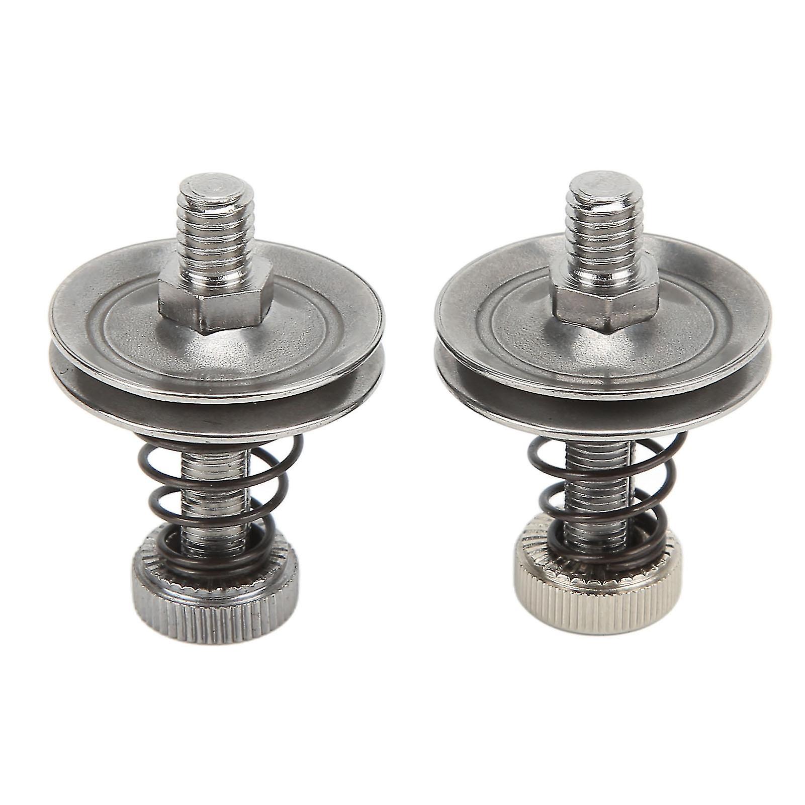 2pcs 3.5 x 1cm/1.4 x 0.4in Stainless Steel Sewing Machine Thread Tension Set Thread Tension Regulator