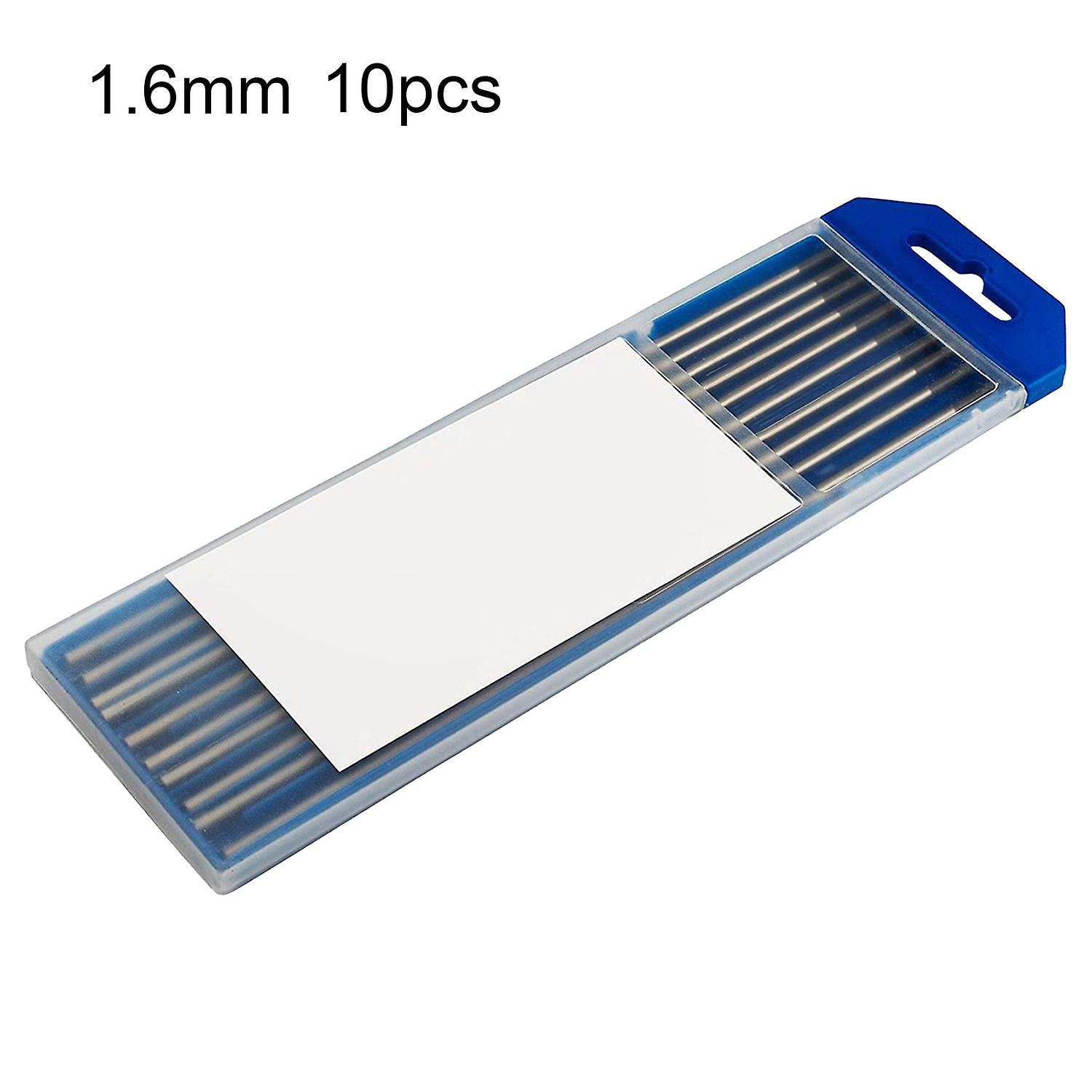 10Pcs 1.6-3.2mm Tungsten Electrodes Gray-tipped Industrial Ceriated TIG Welding Tungsten Electrodes 