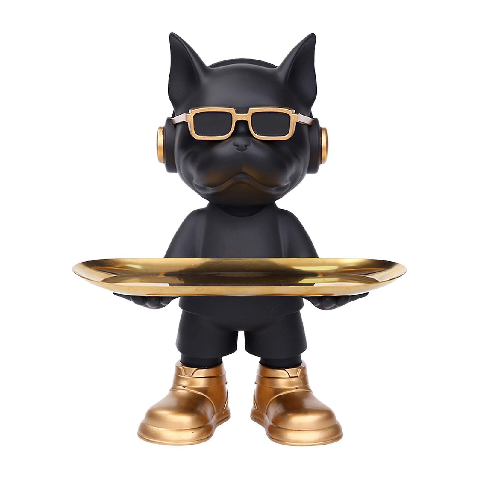 Hond Opbergbak Nordic Diversen Container voor Thuis Tafelblad Eetkamer zwart