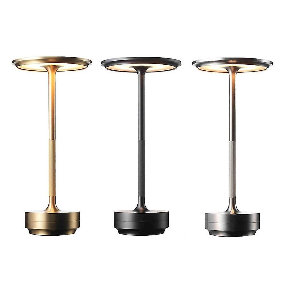 Led Wireless Table Lamp Touch Sensor Rechargeable Desktop Night Light Reading Lamp For Restaurant Ho