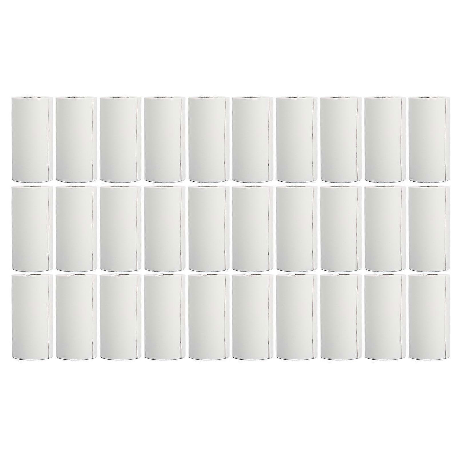 Inkless Print Till Rolls For Portable Printer, Thermal Paper Till Rolls 57x30mm Compatible With Mini Thermal Printer, Clear Printing Not Easy To