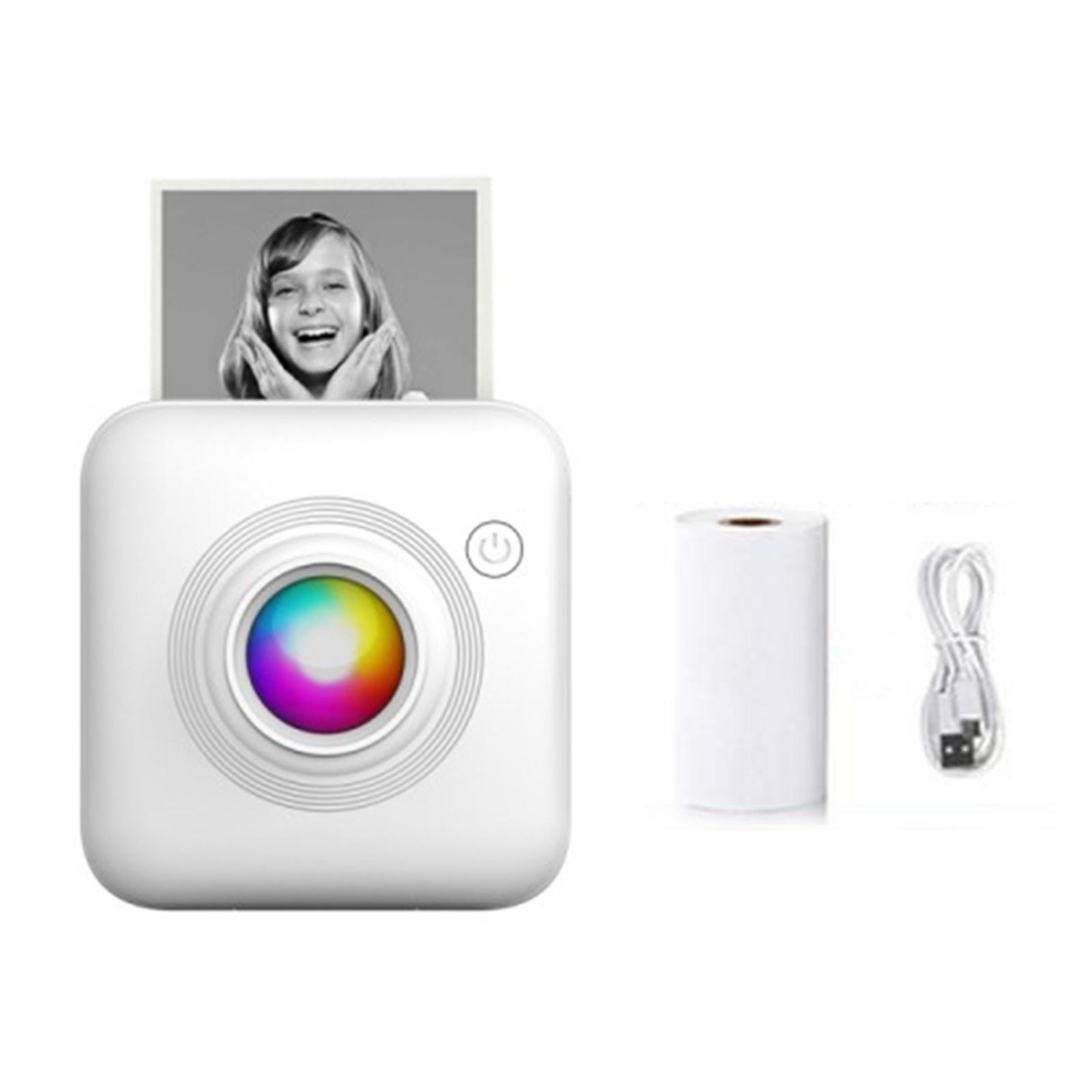 Bluetooth-Compatible Smart Pocket Inkless Printer Long Battery Life Printing Machine for Note Files