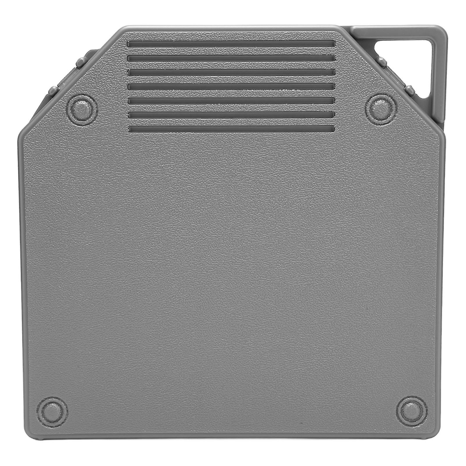Scratch-Resistant Tape Reel Case - Compact Grey Box with Handle for 10-Inch Reels