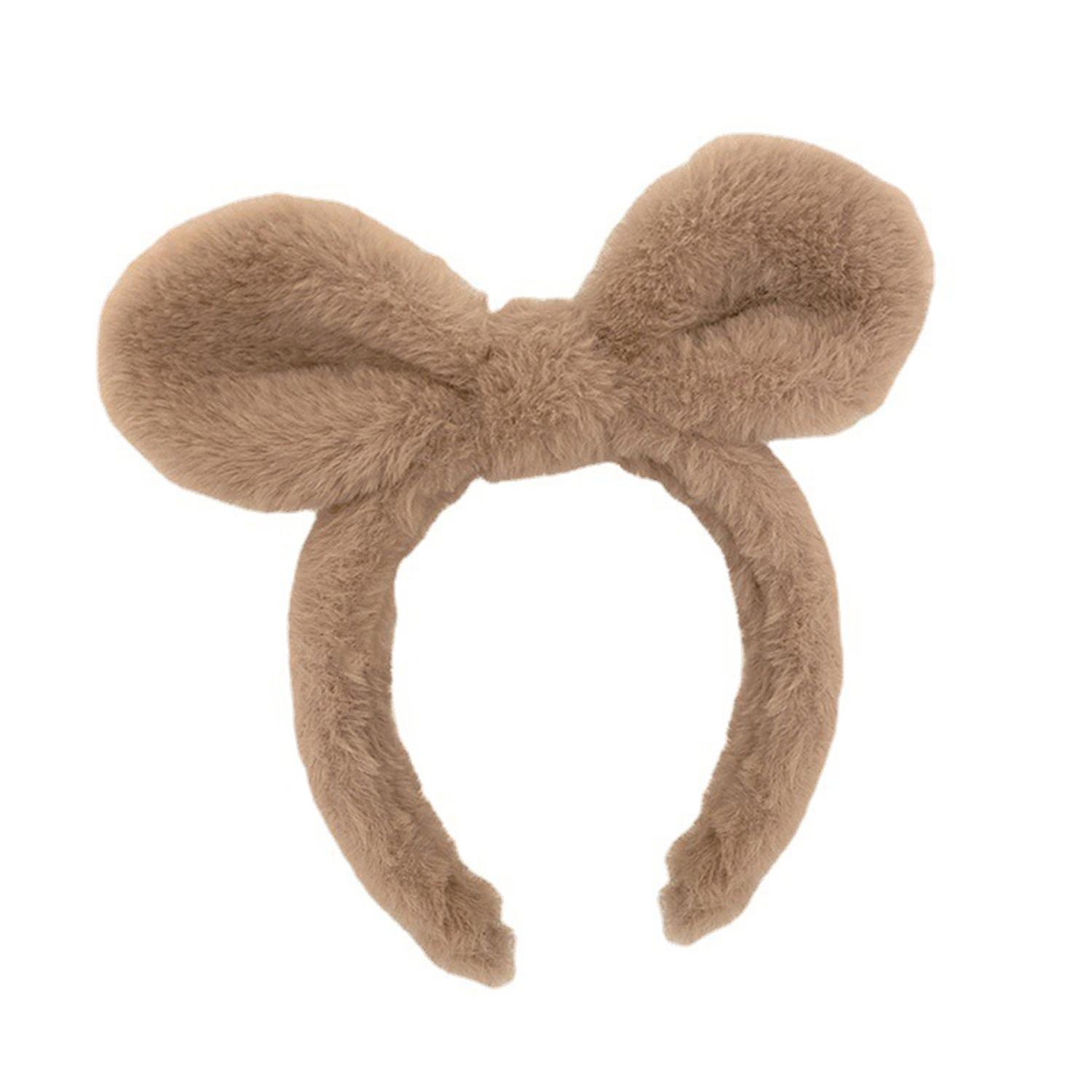 Headband Drop-resistance Non-shedding Anti-slip Strong Grip High Toughness Fall Winter Plush