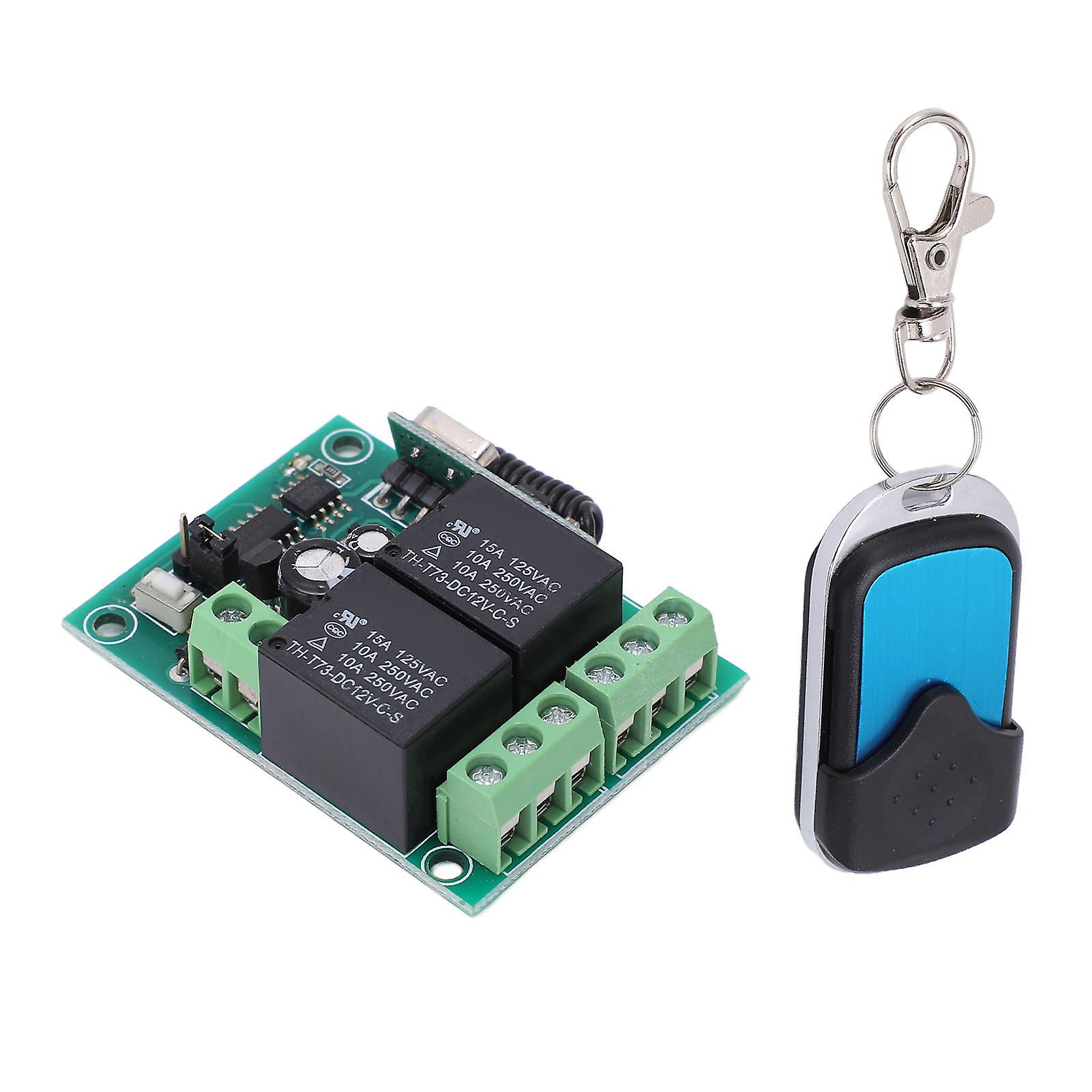Mini Wireless RF Relay Remote Control Switch - 75ft Range, High Sensitivity, Durable