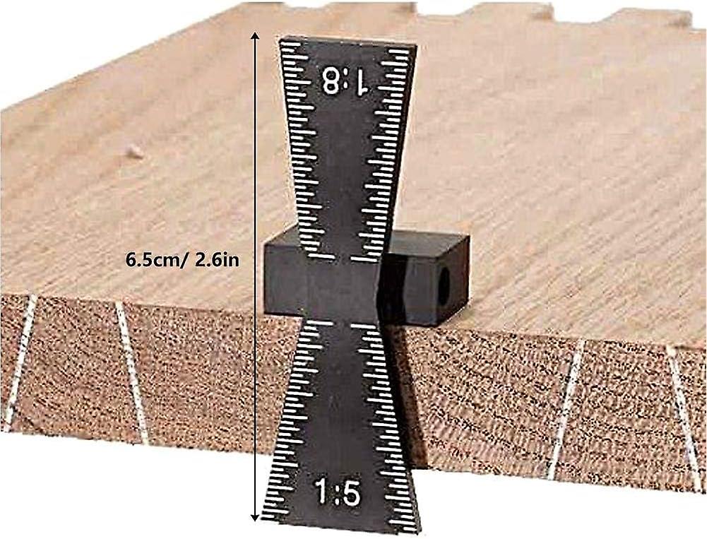 1: 5/1: 8 Dovetail Hammer Accurate Dovetail Marking Wood Joint Marking Giga Dovetail Guide Tool with Clear Scale