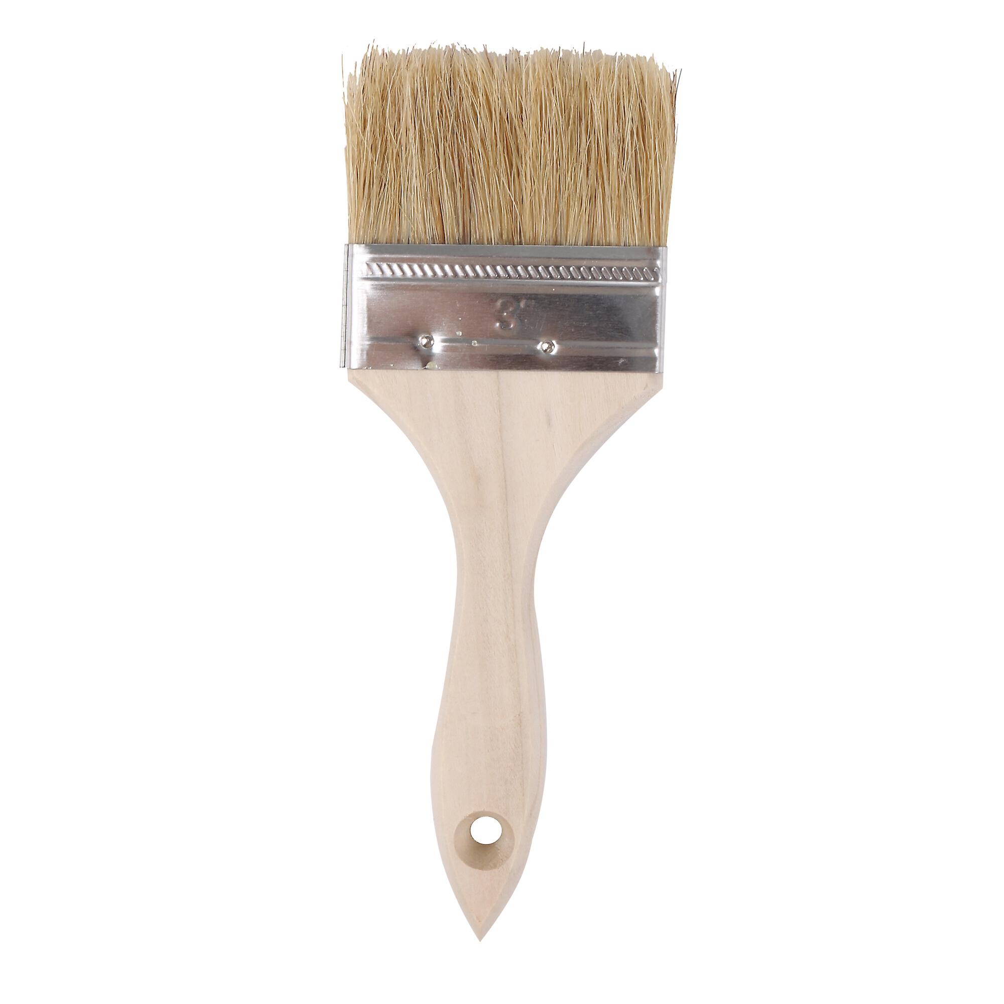 2 Pcs Sax Microfiber Cloth & 3Inch Flat Paint Brush w/ Extended Handle