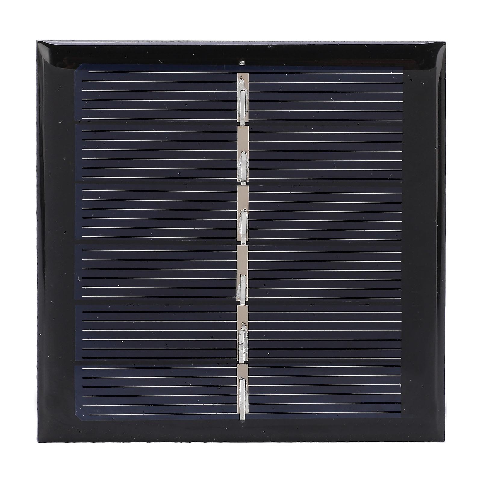 Panneau solaire portable en polysilicium 0,6 W 3 V, module de charge solaire de niveau A pour éclairage solaire de jardin