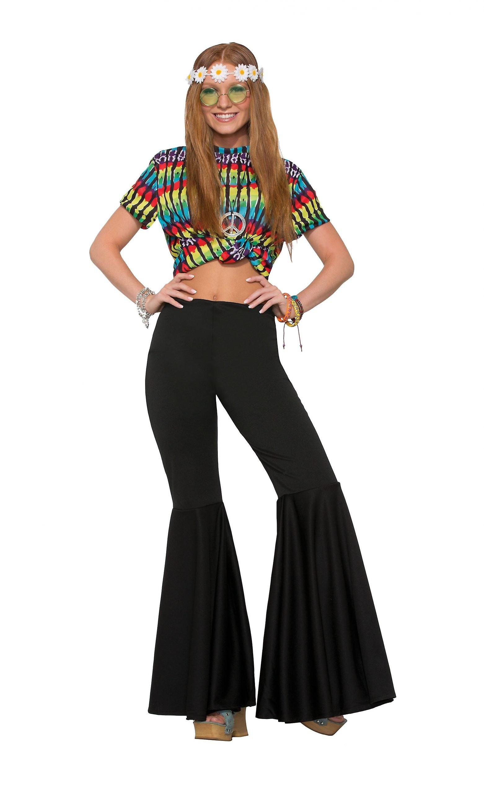 Bell Bottom Trousers Black Ac78778