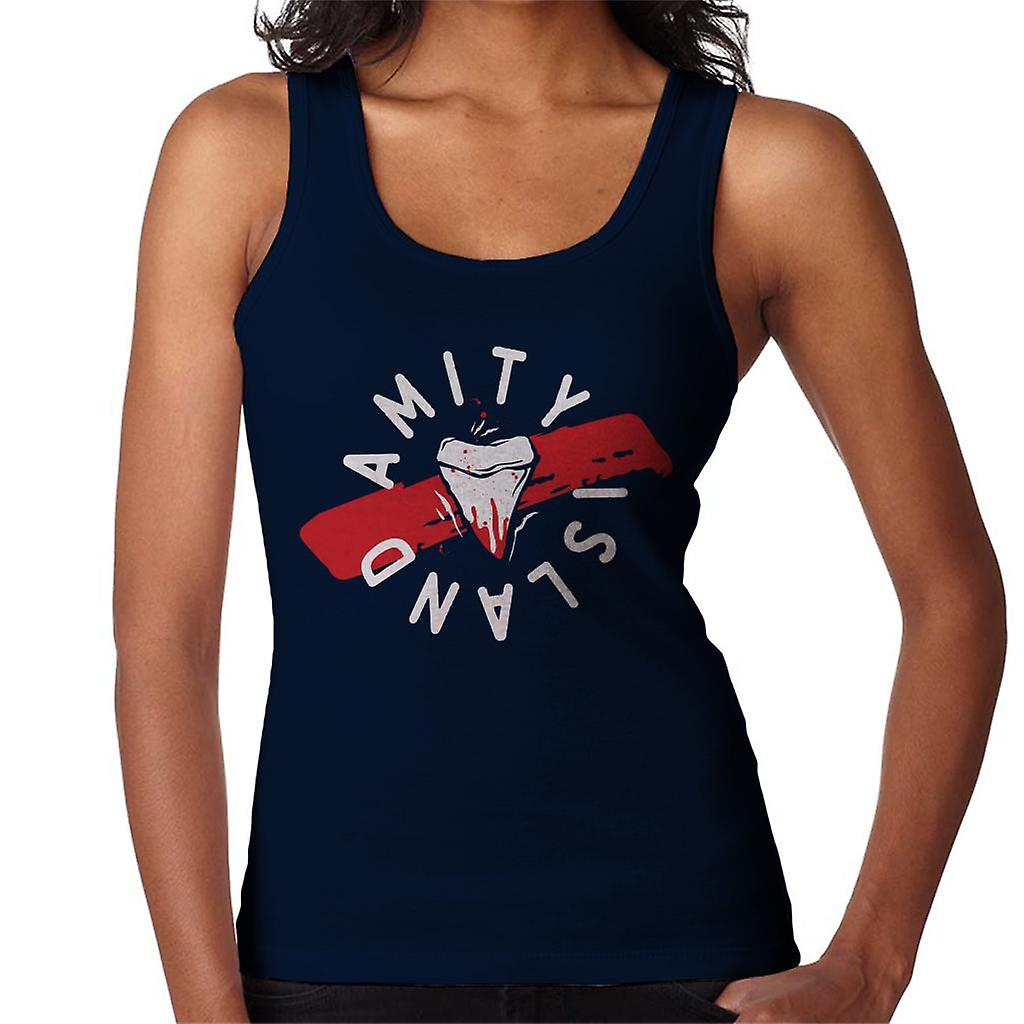 Jaws Tooth Amity Island Women's Vest