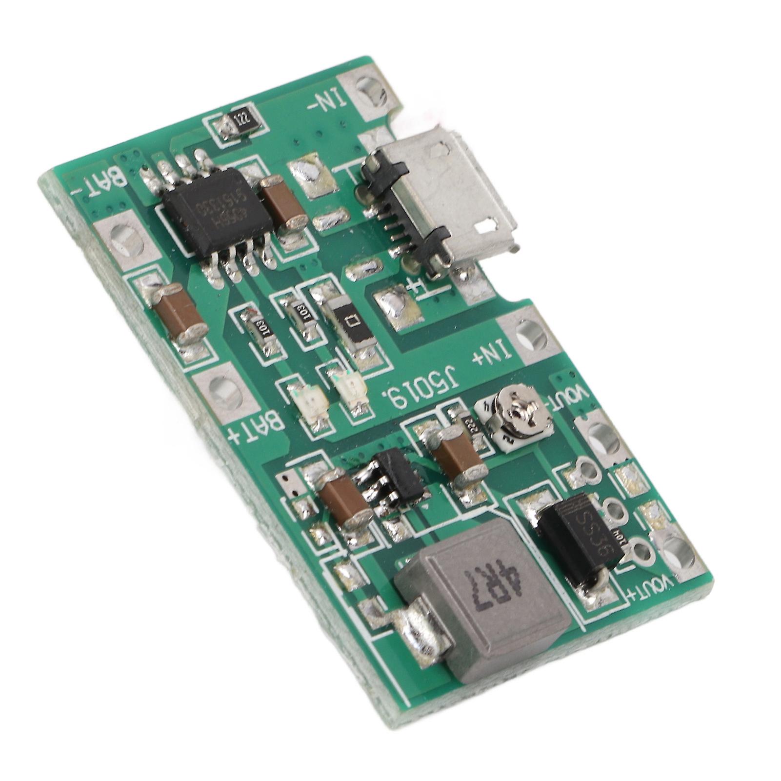 3.7V Lithium Battery Charger Module Solar Boost Circuit Board VIN+ BAT+ OUT+ Port for Universal Meter