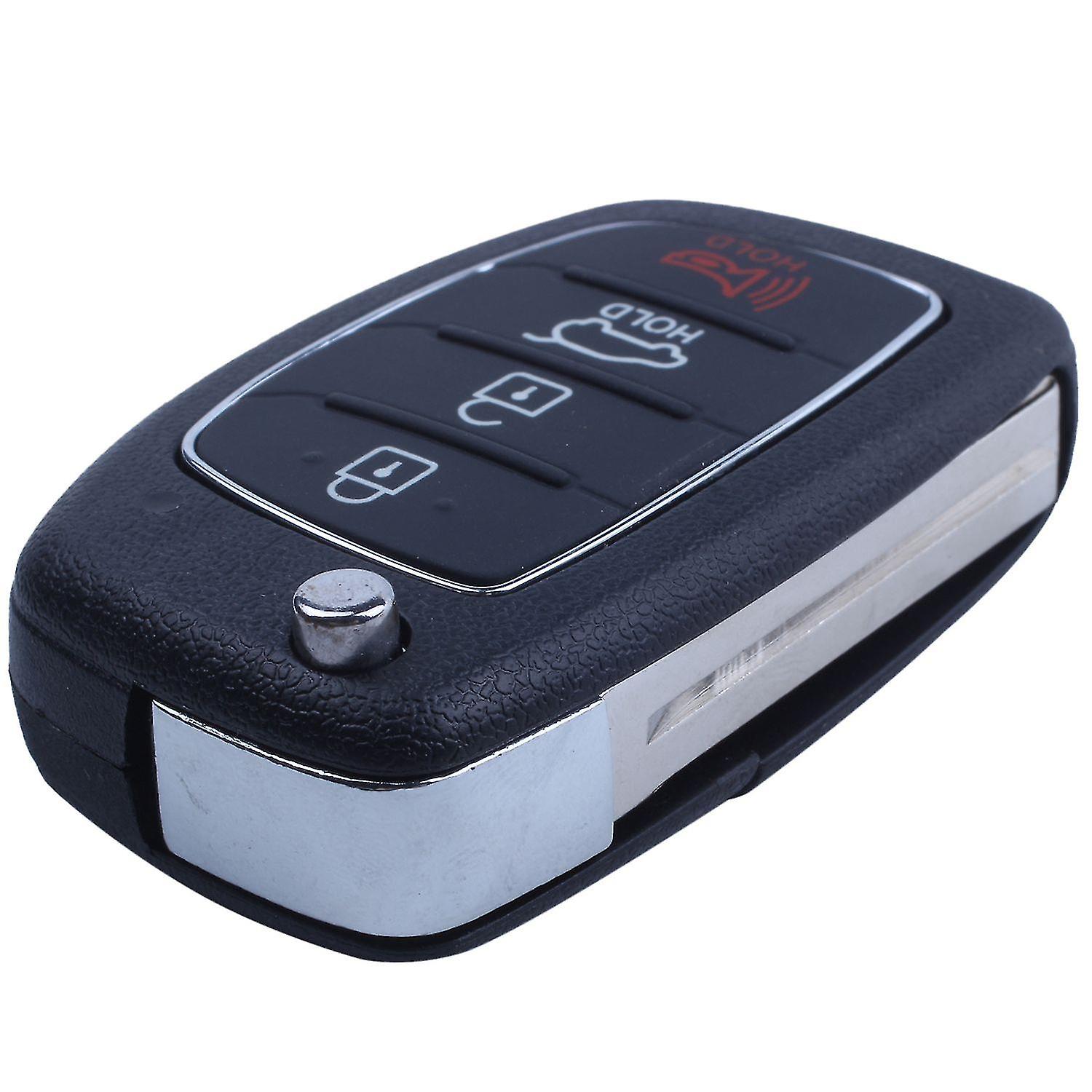 Flip Key Shell Fit For Remote Key Case Fob 4 Button Pg180d