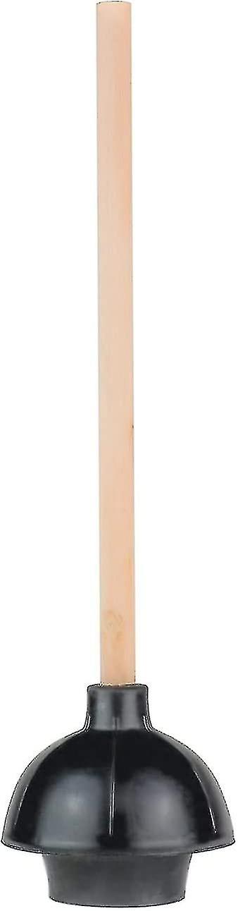 Gumi WC dugattyú, dupla tolóerős erő csésze, nagy teherbírású, kereskedelmi minőségű fa fogantyúval