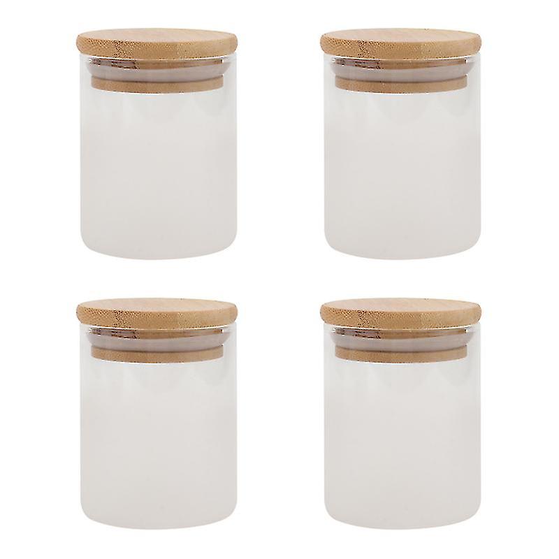 4pcs Glass Tea Jar